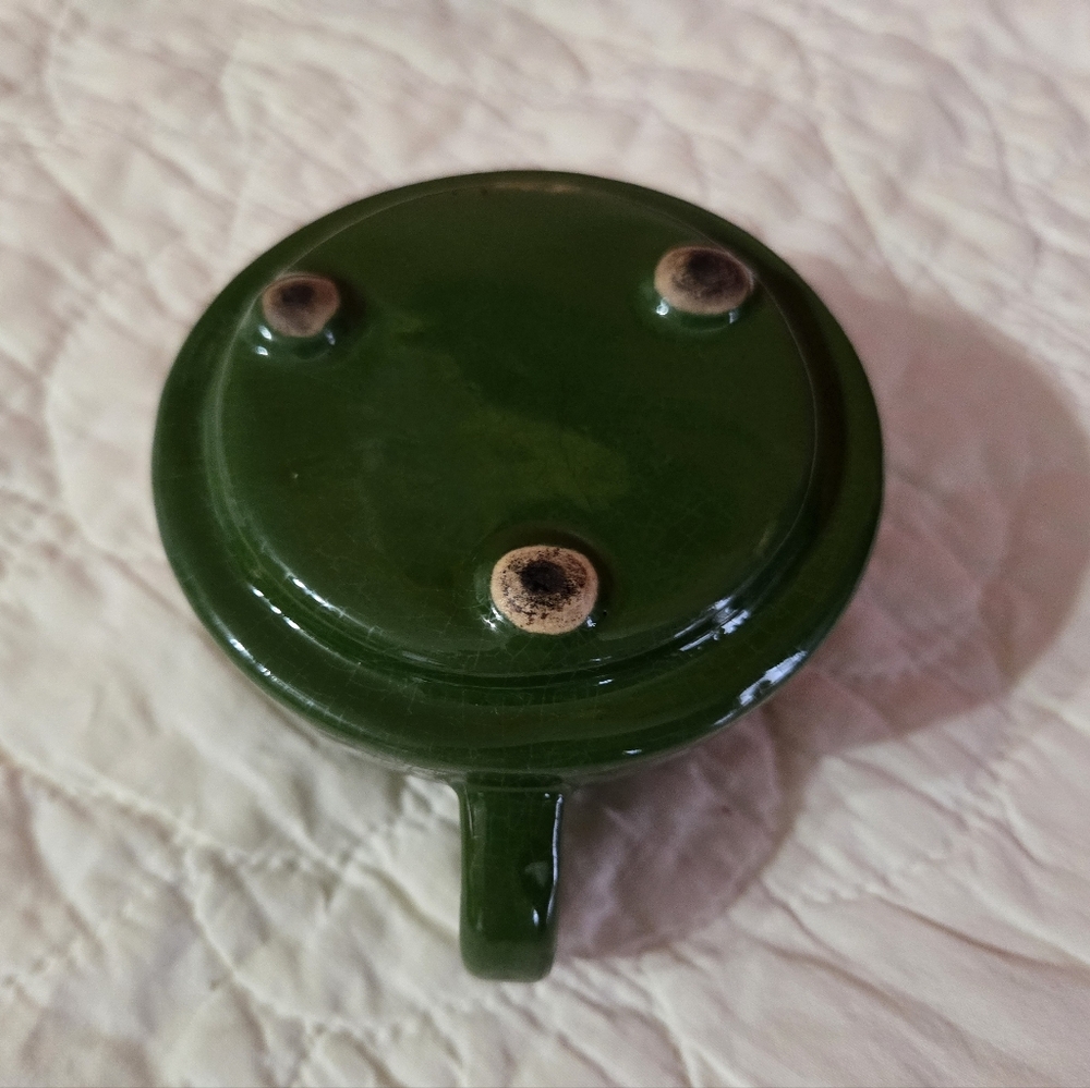 Set/2 Vintage Pottery Mini Pots - Picture 13 of 16